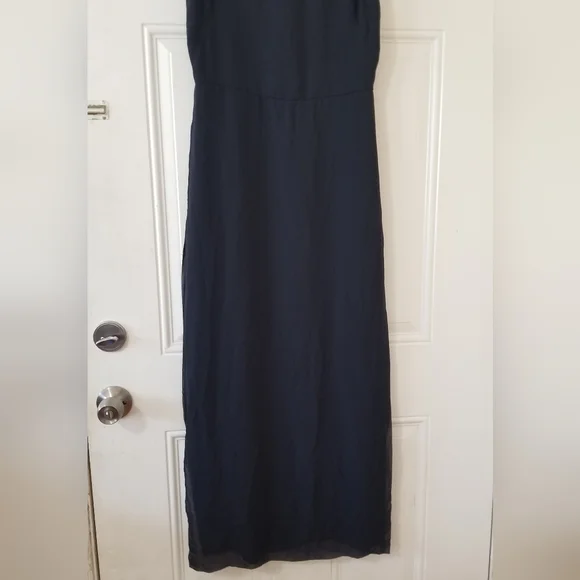 COS Navy Blue Sleeveless Maxi Dress - Picture 3 of 15